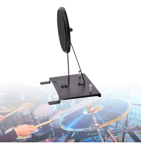 Kick Drum Pad Reemplaza Piezas Musical Durable Mute Negro