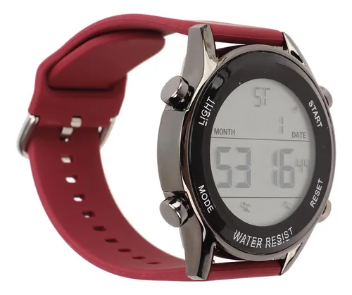 Reloj Digital Cronógrafo Wr50m Resistente Al Agua, Luminoso,