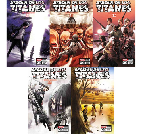 Ataque De Los Titanes Pack 30 31 32 33 34 Manga Panini Final