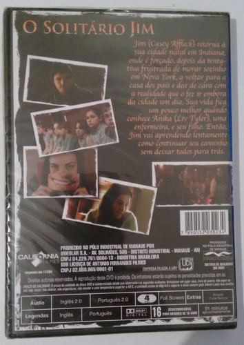 Dvd O Solitário Jim Casey Affleck Liv Tyler Lacrado