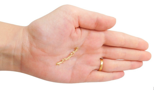 Pingente Canga Para 3 Pingentes De Filhos Em Ouro 18k Cor Amarelo