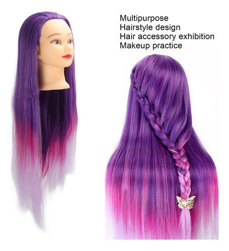Nuevo Cabelo Ombré Com Cabeça De Manequim De Cabeleireiro,