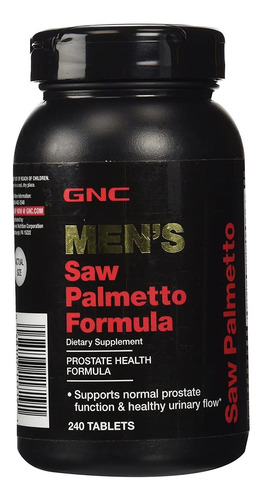 Gnc - Fórmula De Palmetto Para Sierra, 240 Tabletas, Soporta