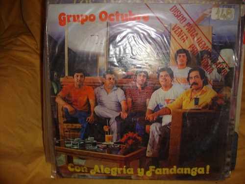 Vinilo Grupo Octubre Con Alegria Y Fandanga C3