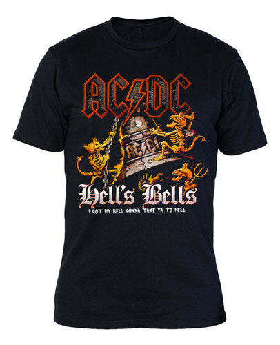 Remera Algodon Premium - 0418 Música 2 - Ac/dc