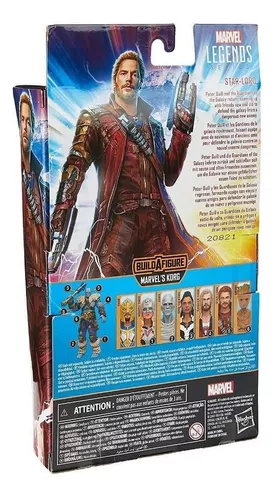 Boneco - Marvel Legends - Star Lord - Peter Quill - Hasbro