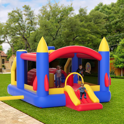 Trampolín Brincolín Inflable Niños 4 X 2.4 Mts Msi