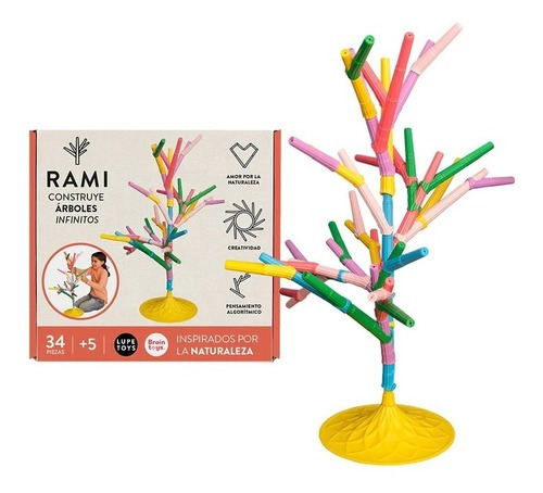 Juego De Contrucción Braintoys Rami 34 Piezas