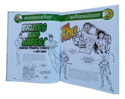 Bart Sears Drawing Powerful Heroes 2 Hardcover Autografiado