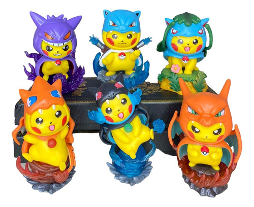 Figuras X6 Dizfras De Pokemon Pikachu - Pokemon