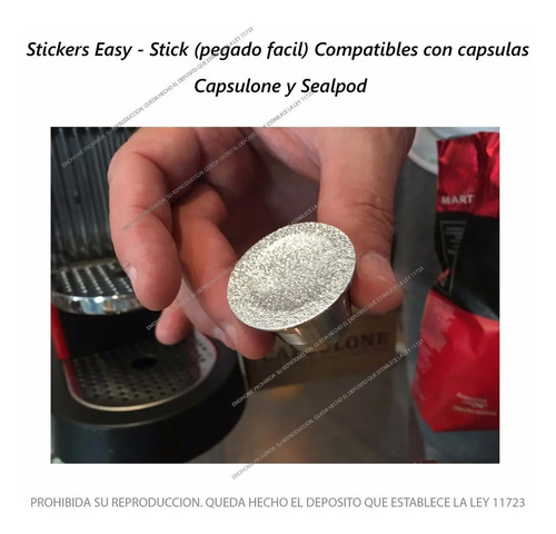 Tapas Para Capsula Recargable Capsulone Nespresso Stickers | MercadoLibre
