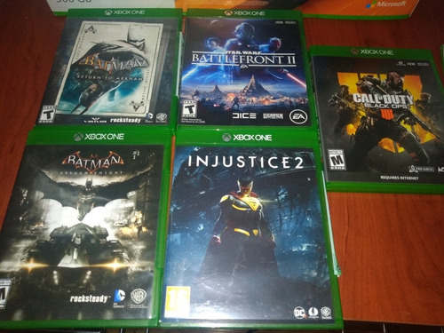 Xbox One S Y Joystick Y 5 Juegos Originales + Fornite Y Cod