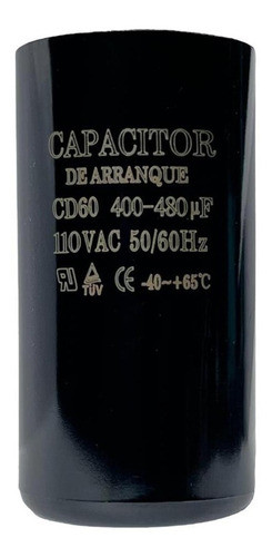 Capacitor De Arranque 400-480mfd Uf Motor Eléctrico Bomba B4