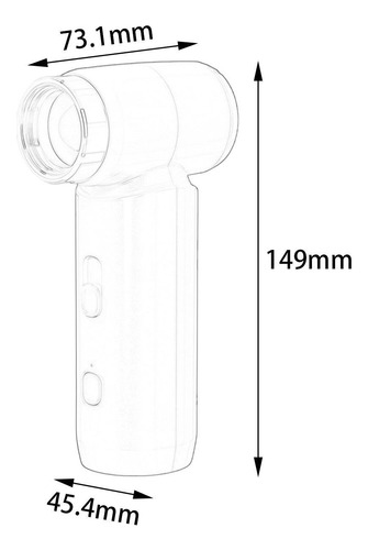 Secador De Pelo Inalámbrico Portátil, Ventilador Compacto