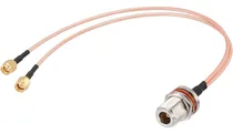 Comprar Pigtail N Hembra A 2 Sma Macho Modem 4g - Baja Perdida Iu