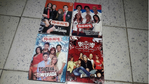 Rebelde Telenovela 3 Temporadas Mas La Familia En Dvd 