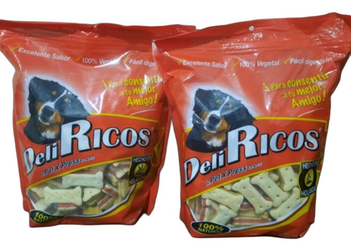 Premios Deli Ricos 2 Kg Hueso Mediano Para Perro 100%natural