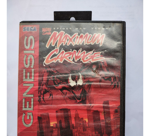 Spider- Man And Venom: Maximum Carnage Sega Genesis (Usado)