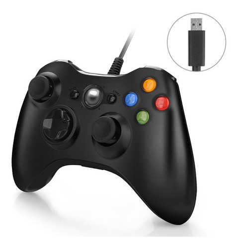 Joystick Cableado Compatible Para Xbox360/pc Tu Lugar Store