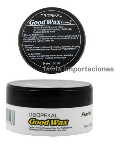 Pack X 10: Cera Gel Goodwax, Modelador Para Cabello/ Barba