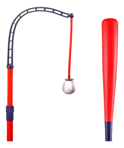 Máquina Lanzadora De Béisbol Para Niños De 3 A 5 Rojo