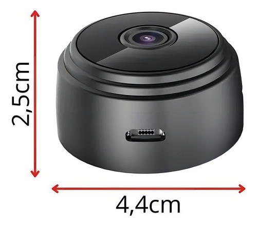 Mini Cámara Wifi De Seguridad Espía Discreta A9 Graba Todo