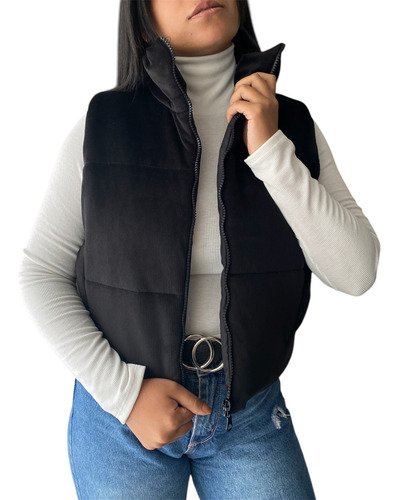 Chaleco Corderoy Puffer Mujer