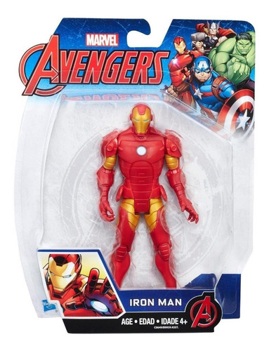 Hasbro Marvel Iron Man 6'' Figura Articulada Avengers