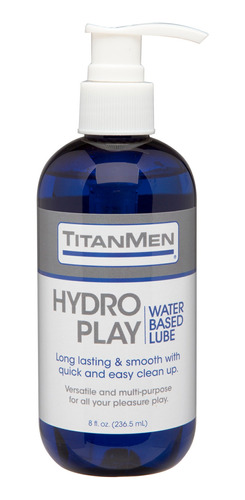 Hydro Play- Lubricante Base En Agua 236.5 Ml