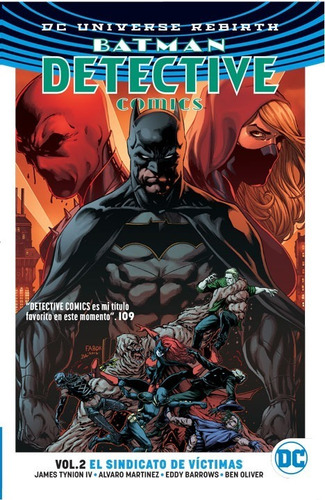 Detective Comics Rebirth 2 Sindicato De Victimas Dc Tpb