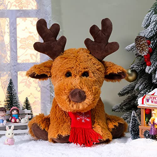 Muñeco De Peluche Lindo De Navidad, Alce De Peluche Reno Par