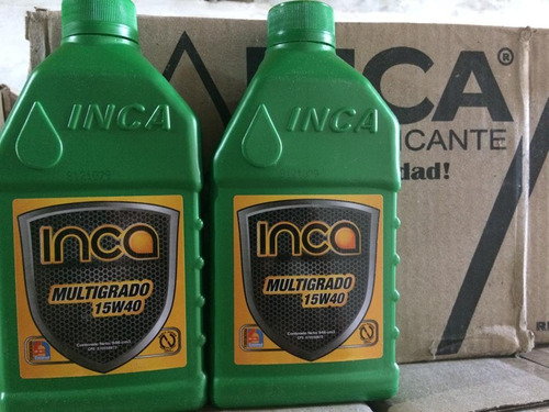 Aceite Mineral 15w40 Inca Oil