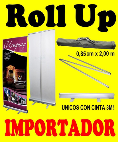 Roll Up Importador Directo!. Con Cinta 3 M!