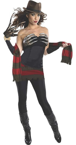 Disfraz Rubie's De Nightmare On Elm Street Freddy, Estilo Corsé Para Mujer Costume Co Secret Wishes