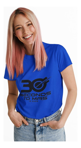 Polera Unisex 30 Seconds To Mars 2024 Estampado