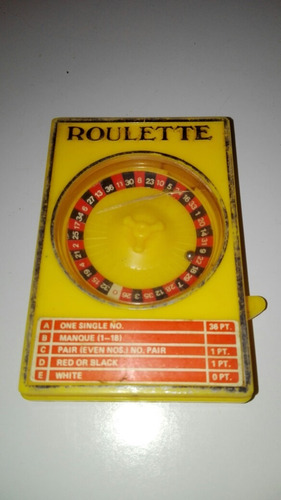 Juego Antiguo Roulette De Bolsillo