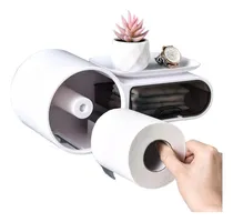 Comprar Porta Papel Higiénico Dispensador Organizador De Baño 