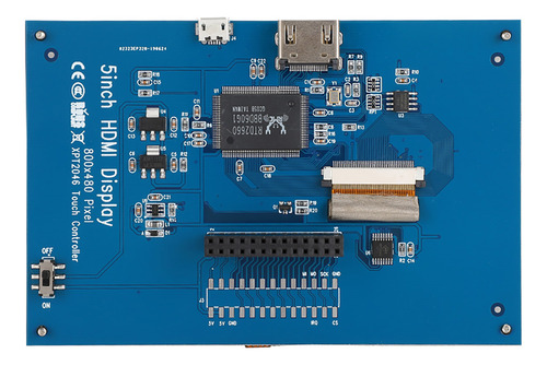 Pantalla Táctil Hdmi Lcd Hd De 5 Pulgadas Para Raspberry Pi3