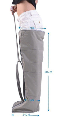 Bota Compressão Drenagem E Recuperação Muscular Profissional