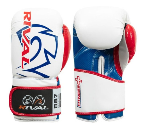 Guantes Box Rival Fitness Rb7 Wh Piel 14 Y 16 Oz  Fpx