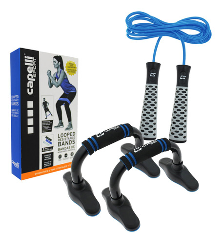 Kit Ejercicio Fitness Yoga Cuerda Saltar Barras Bandas Mnn7