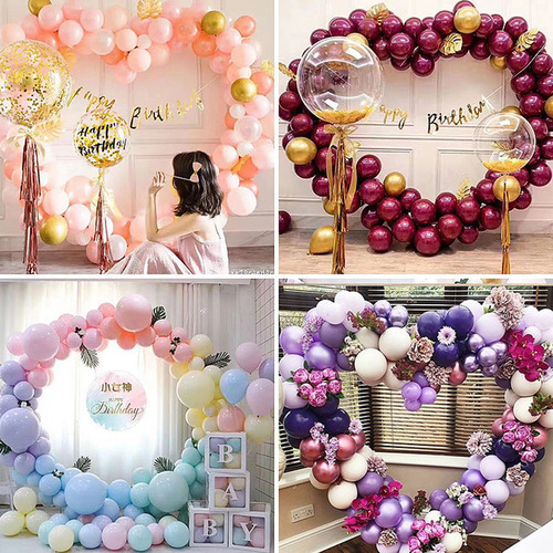 1 Juego De Soportes En Forma De Arco Para Globos Con Forma D