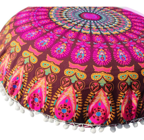 Almofadas Grandes De Chão De Mandala Em T, Redondas, Meditaç