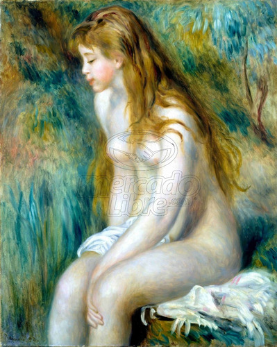 Lienzo Canvas Pierre Auguste Renoir Muchacha Desnudo 80x64