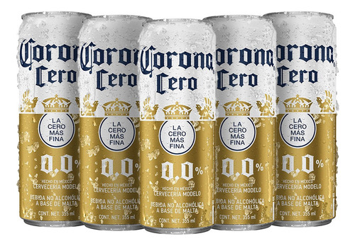 Cerveza Corona Cero 24 Latas 355ml