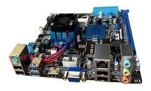 Mini Itx Placa Asus C8hm70i Hdmi Processador Intel 1007u