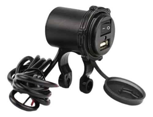 Cargador Socket Usb Con Interruptor Moto 