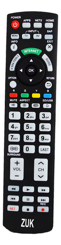 Control Remoto  Para Tv Panasonic Tc-l32x5a Tc-l32e5a Zuk