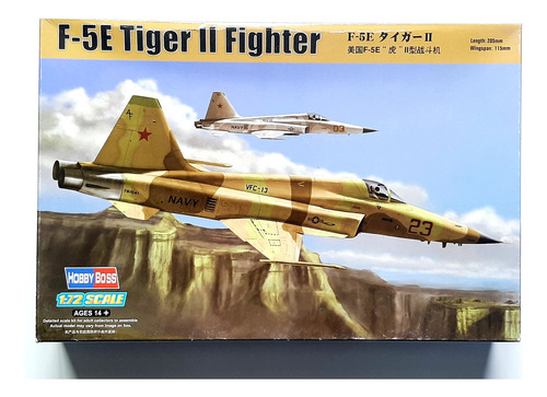 Avión F-5 E Tiger 2 1/72 Para Fam Molde Nuevo (Usado)