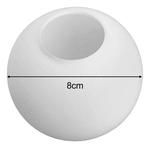 Abajur De Vidro Fosco Abajur Lustre Cobertura De Luz 8cm